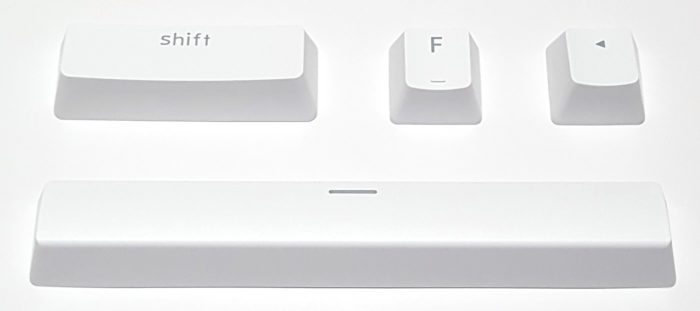 Doubleshot ABS keycaps in OEM profile