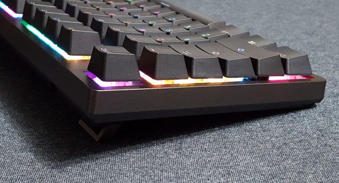 RGB lighting exposed on sides